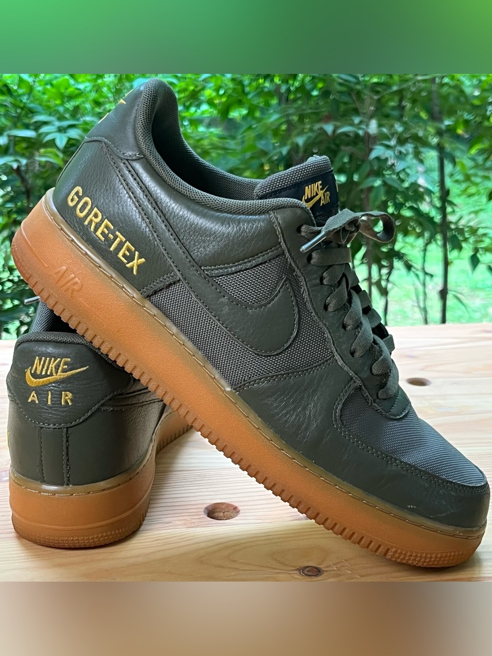 Nike Air Force 1 Gore-Tex Olive Green sz 12